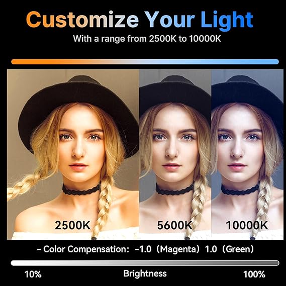 ULANZI VL360 Upgrade 38W RGB Handheld Light Wand LED Video Light Stick with Barndoor, 360°Full Color 2500K-10000K CRI94+ Photography Tube Lighting Stick with 20 Preset Scenes 3400mAh Battery ULANZI VL360 Upgrade 38W RGB Handheld Light Wand LED Video Light Stick with Barndoor, 360°Full Color 2500K-10000K CRI94+ Photography Tube Lighting Stick with 20 Preset Scenes 3400mAh Battery